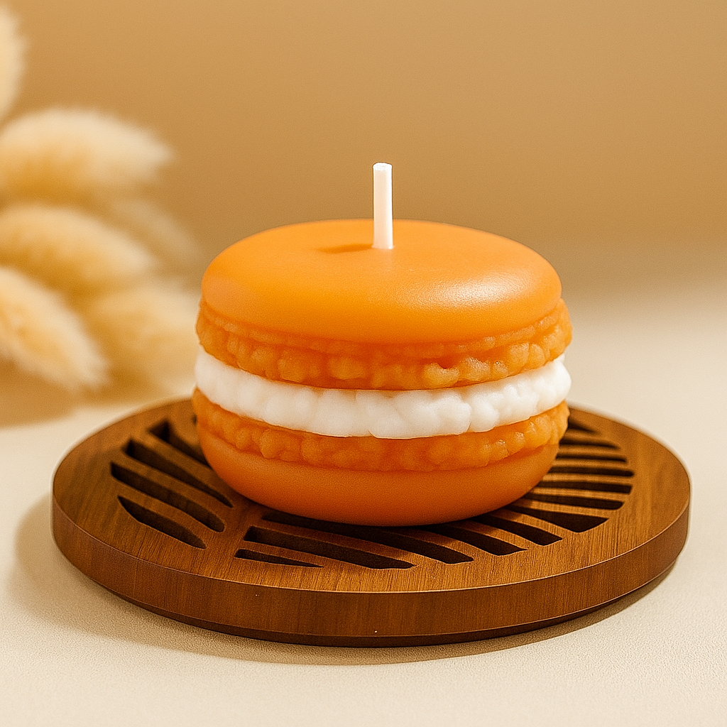 Macaron candle