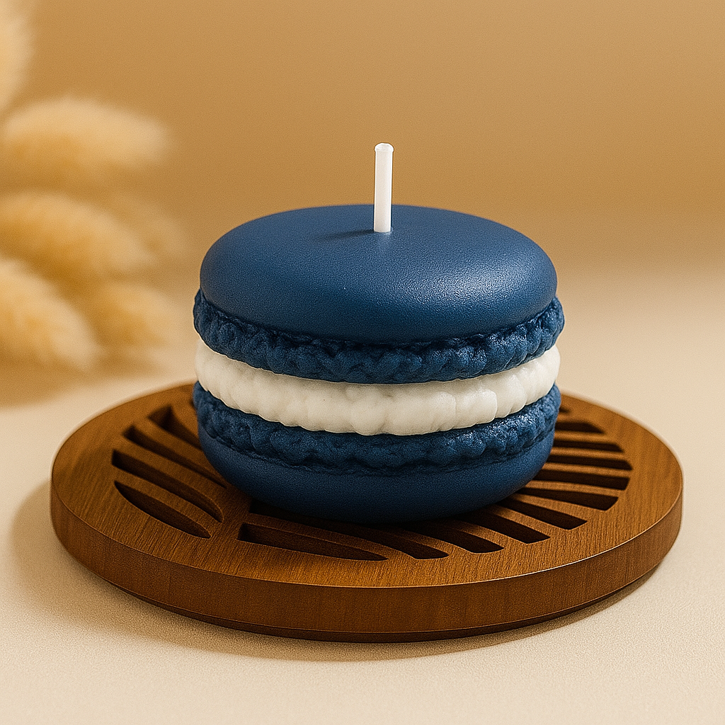 Macaron candle