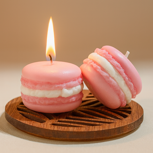 Macaron candle
