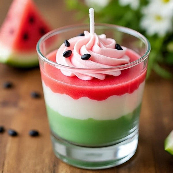 Watermelon candle