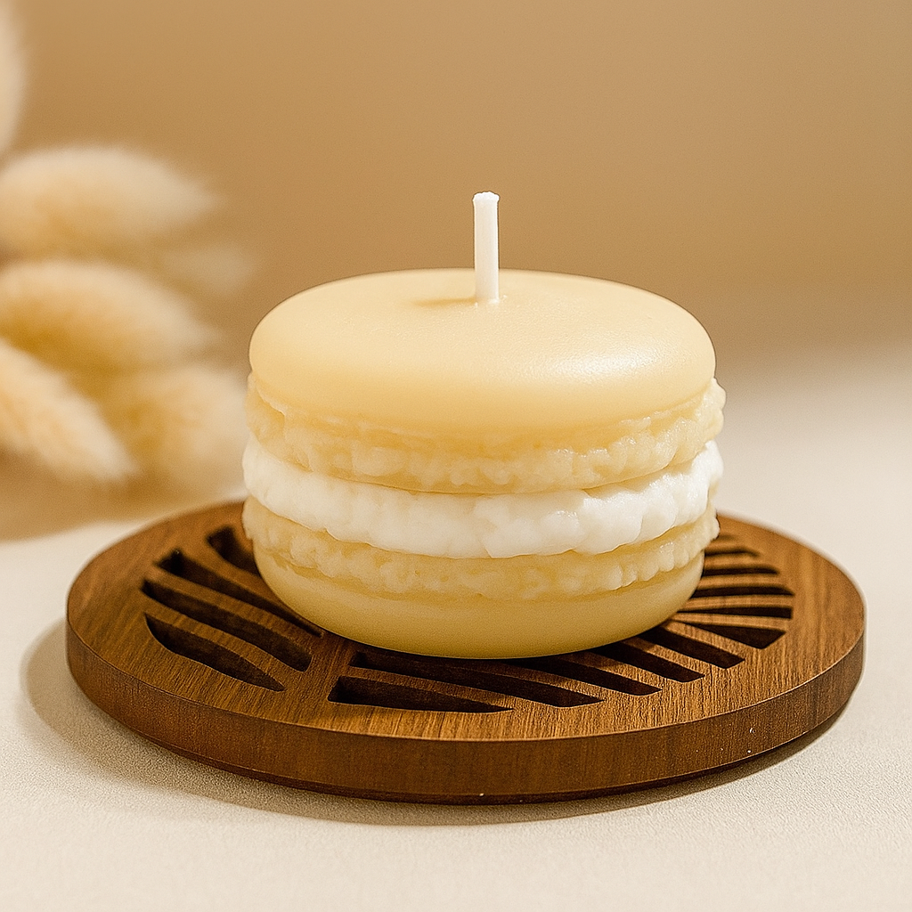 Macaron candle