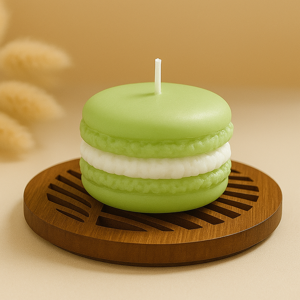 Macaron candle